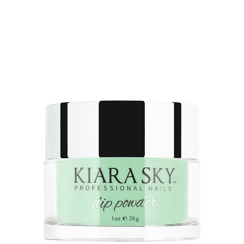 Kiara Sky Dipping Glow Powder - Hint Of Mint 1 oz - #DG116 - Premier Nail Supply 