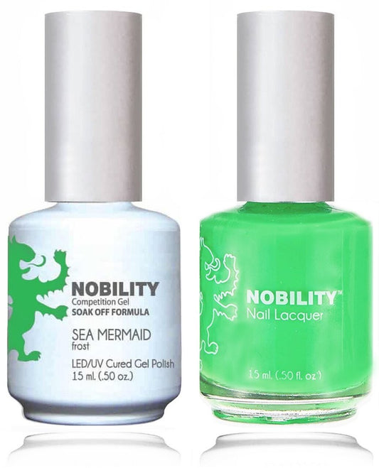 Lechat Nobility Gel Polish & Nail Lacquer - Sea Mermaid 0.5 oz - #NBCS087 - Premier Nail Supply 