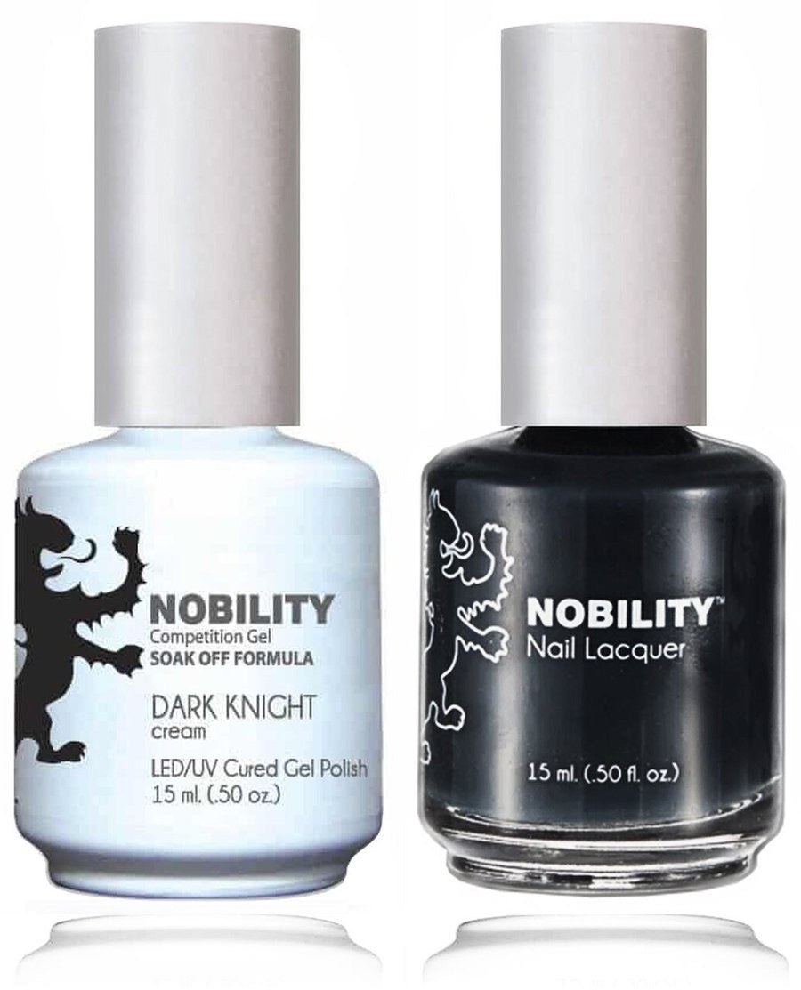 Lechat Nobility Gel Polish & Nail Lacquer - Dark Knight 0.5 oz - #NBCS079 - Premier Nail Supply 