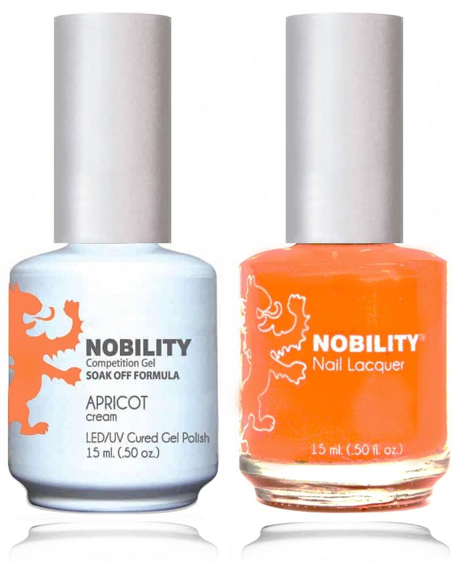 Lechat Nobility Gel Polish & Nail Lacquer - Apricot 0.5 oz - #NBCS098 - Premier Nail Supply 