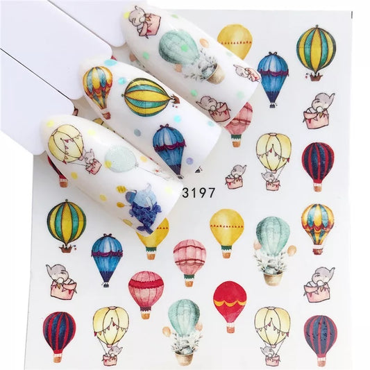 Hot Air Balloon - YZW3197 - Premier Nail Supply 