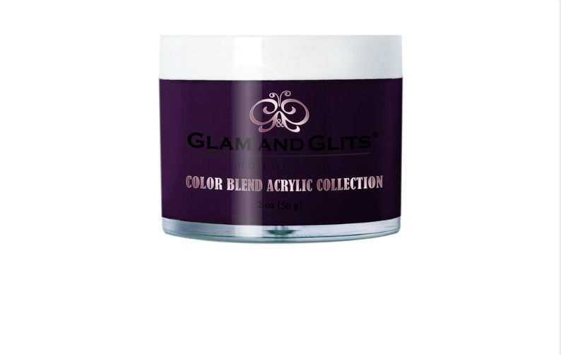 Glam & Glits Acrylic Powder Blend Color - Pinot Noir 2 oz - BL3110 - Premier Nail Supply 