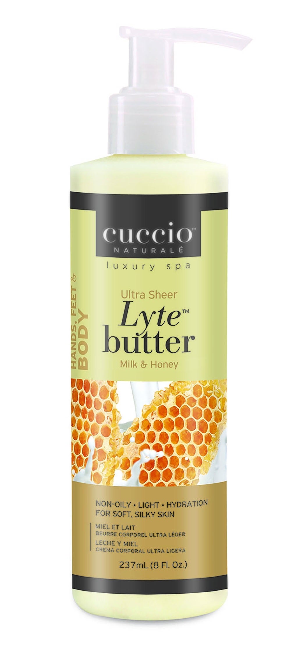 Cuccio Lyte Butter - Milk & Honey 8 oz - Premier Nail Supply 