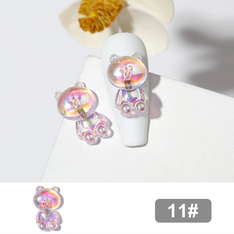 Gummies Bear 3D Design 2pcs - Premier Nail Supply 