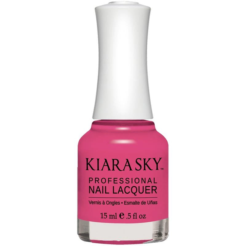 Kiara Sky Nail Lacquer - Back To The Fuchsia 0.5 oz - #N453 - Premier Nail Supply 