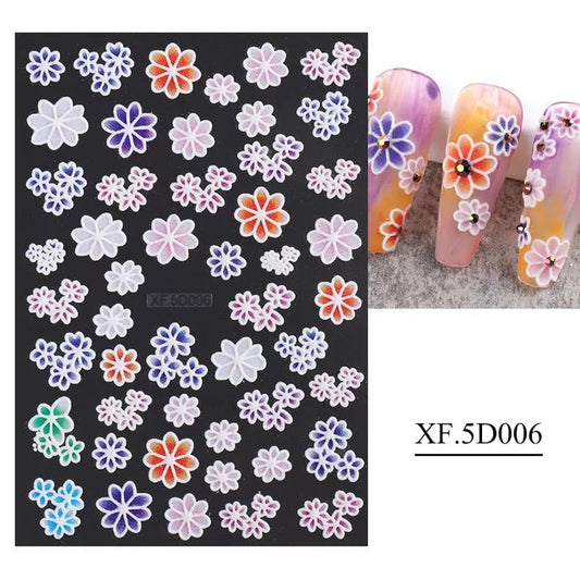 Blooming Flowers 5D - XF5D006 - Premier Nail Supply 