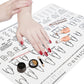 Acrylic Application Training Mat - Premier Nail Supply 