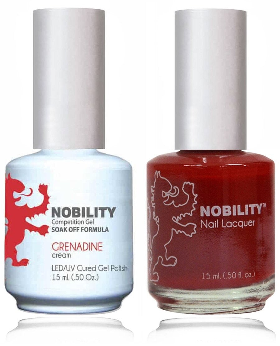 Lechat Nobility Gel Polish & Nail LacquerGrenadine 0.5 oz - #NBCS016 - Premier Nail Supply 