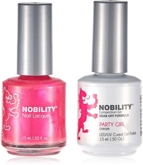 Lechat Nobility Gel Polish & Nail Lacquer - Party Girl 0.5 oz - #NBCS062 - Premier Nail Supply 
