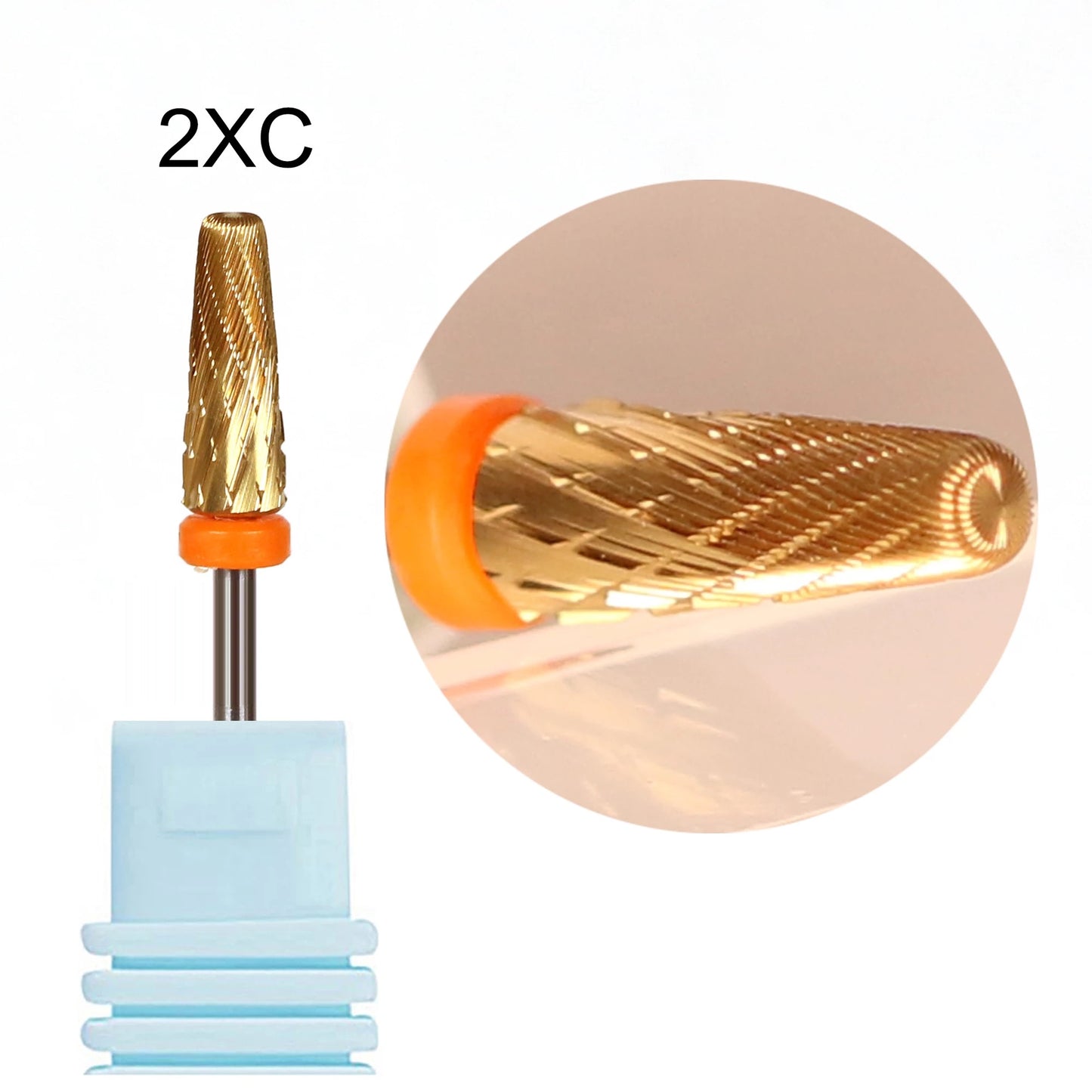 Umbrella Drill Bit 5IN1 - 2XC + XXF - Gold 3/32 - Premier Nail Supply 