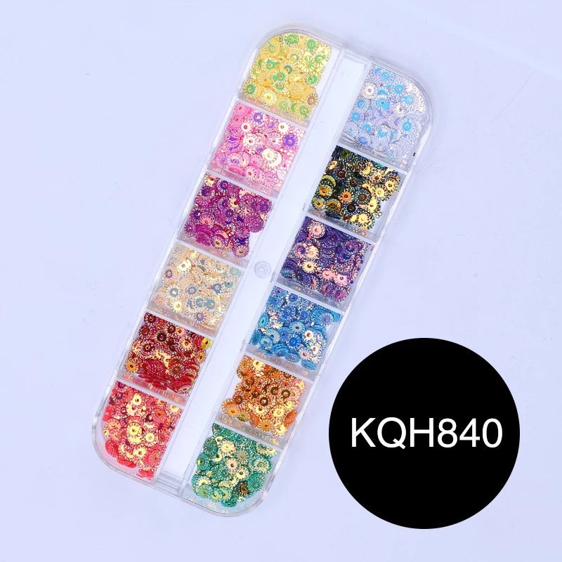 Mix Colors Sequin KQH840 - Premier Nail Supply 