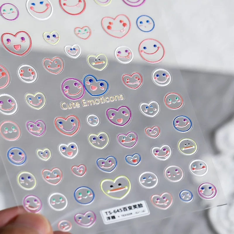 Cute Emoticons ST645 - Premier Nail Supply 