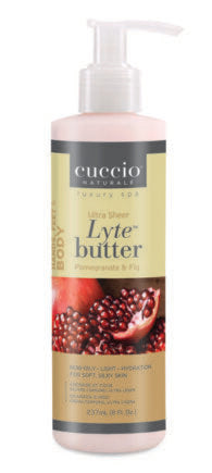Cuccio Lyte Butter - Pomegranate & Fig 8 oz - Premier Nail Supply 