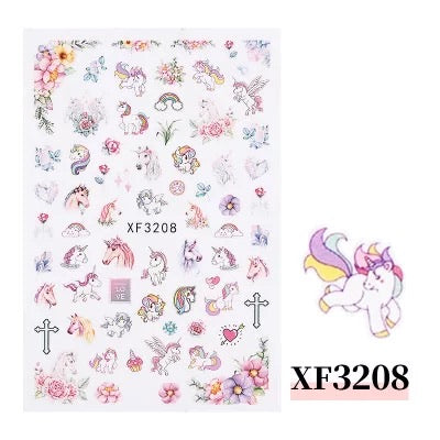 Love Unicorns XF3208 - Premier Nail Supply 