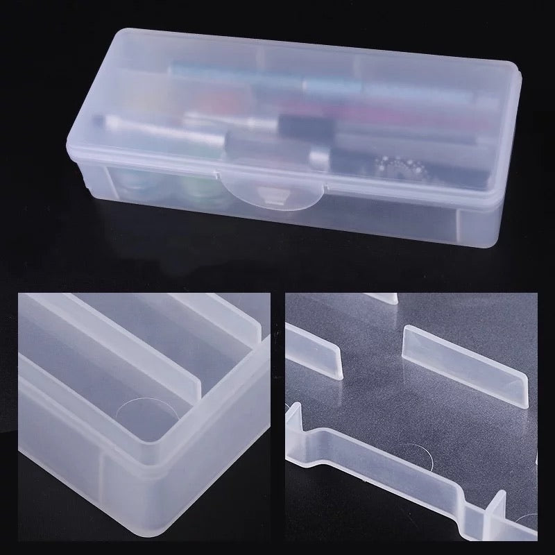 Nail double-layer tool box Nail pen storage box tool box - Premier Nail Supply 