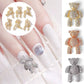 Diamond Bear Nail Charm 2 pcs/jar - Premier Nail Supply 