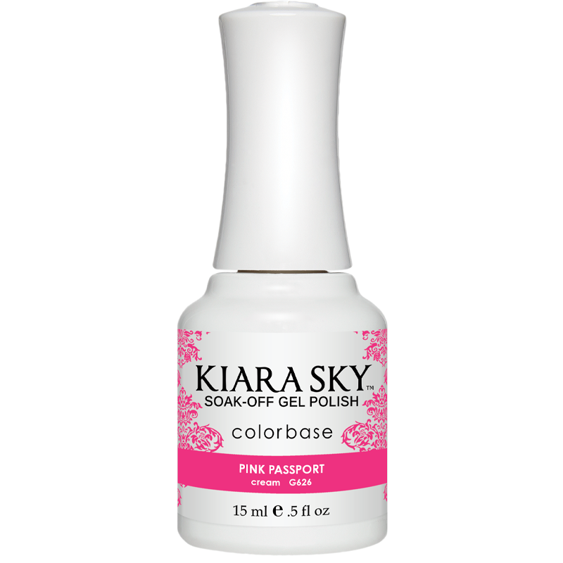 Kiara Sky Gelcolor - Pink Passport 0.5 oz - #G626 - Premier Nail Supply 