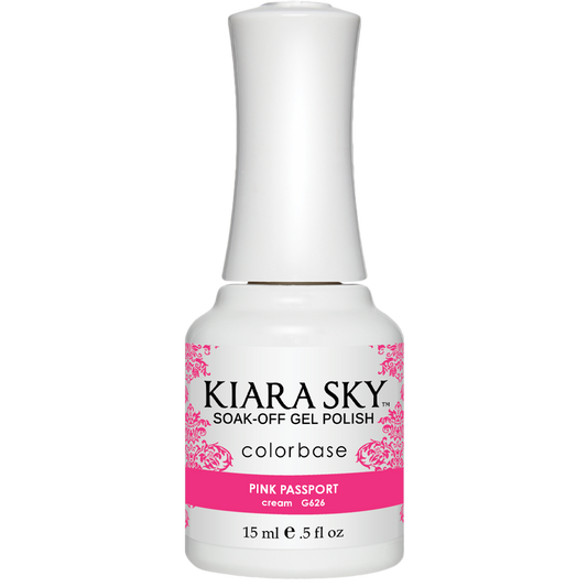 Kiara Sky Gelcolor - Pink Passport 0.5 oz - #G626 - Premier Nail Supply 