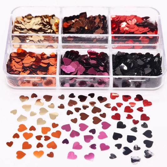 Black Heart Mix Colors #40566 - Premier Nail Supply