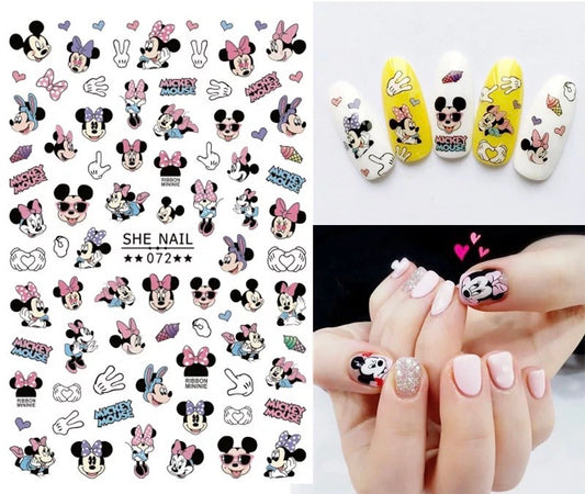 Mickey Mouse - Ribbon Minnie 072 - Premier Nail Supply 