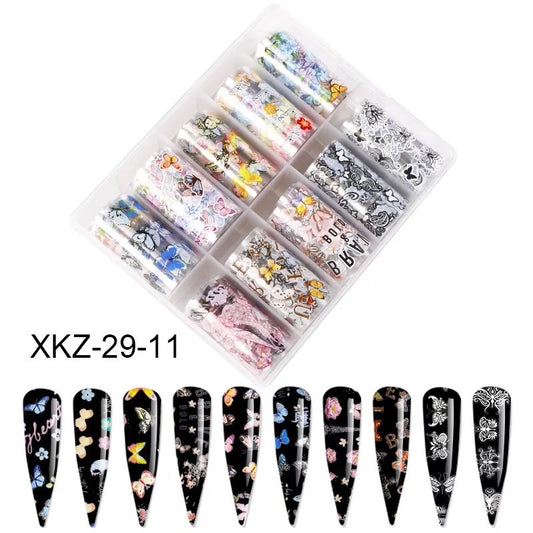 Beautiful Colorful Butterfly XKZ-29-11 - Premier Nail Supply 