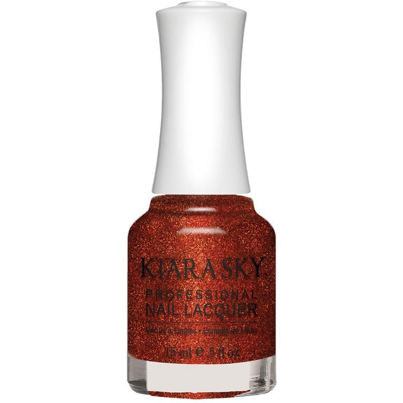 Kiara Sky Nail lacquer - Frosted Pomegranate 0.5 oz - #N457 - Premier Nail Supply 