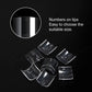 Transparent Half Cover French 500pcs - #TFT500 - Premier Nail Supply 