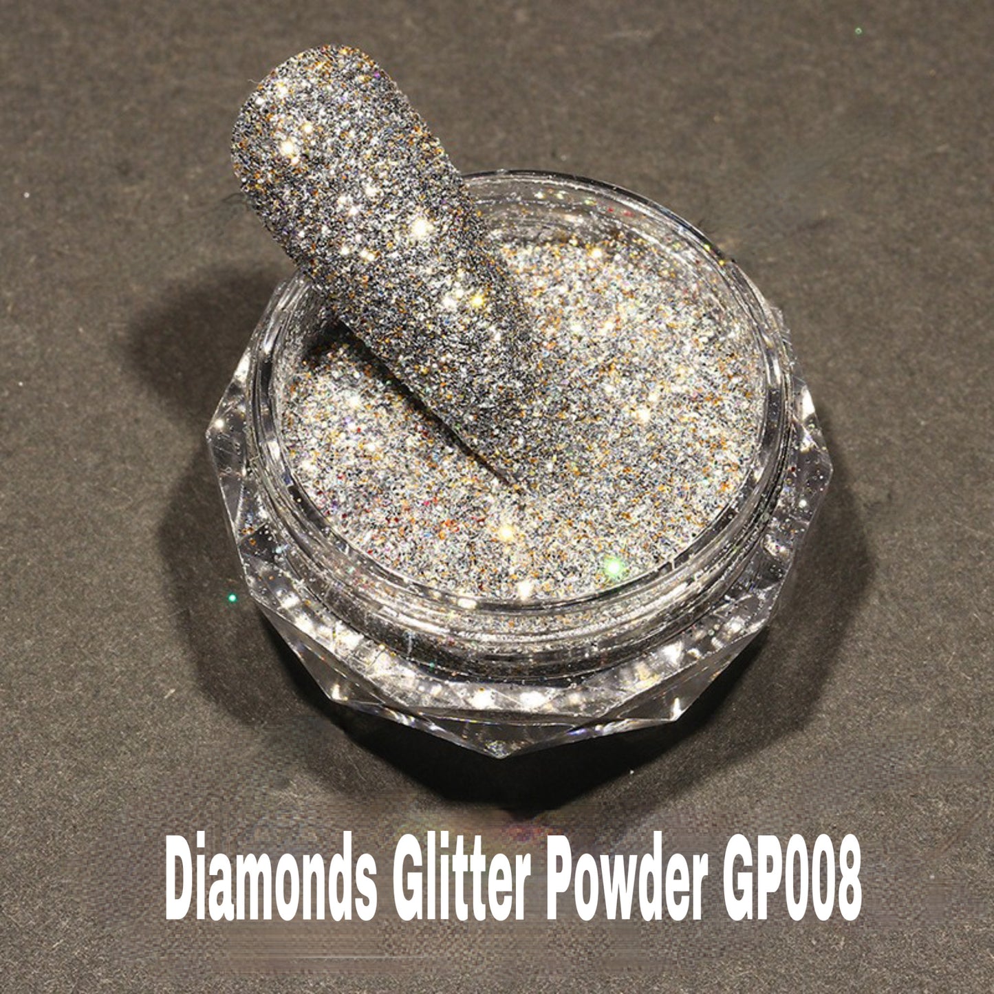 DIAMONDS GLITTER POWDER GP008 - Premier Nail Supply 