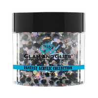 Glam & Glits Acrylic Powder - Black Sabbath 1 oz - FA522 - Premier Nail Supply 