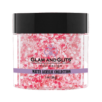 Glam & Glits Acrylic Powder - Pink Velvet 1 oz - MA622 - Premier Nail Supply 