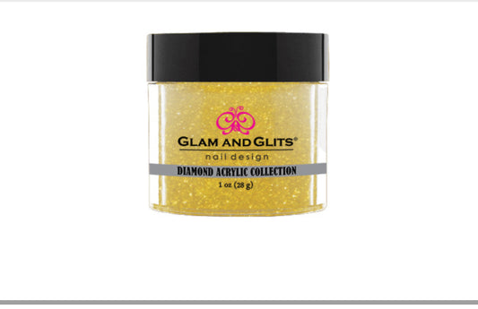 Glam & Glits - Acrylic Powder - Sun Flower 1 oz - DA75 - Premier Nail Supply 