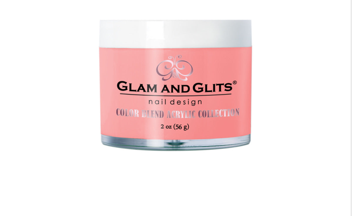 Glam & Glits Acrylic Powder Blend Color - Heartbreaker 2 oz - BL3098 - Premier Nail Supply 