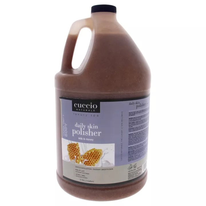 Cuccio Daily Skin Polisher ( Milk & Honey) 1 Gallon - Premier Nail Supply 