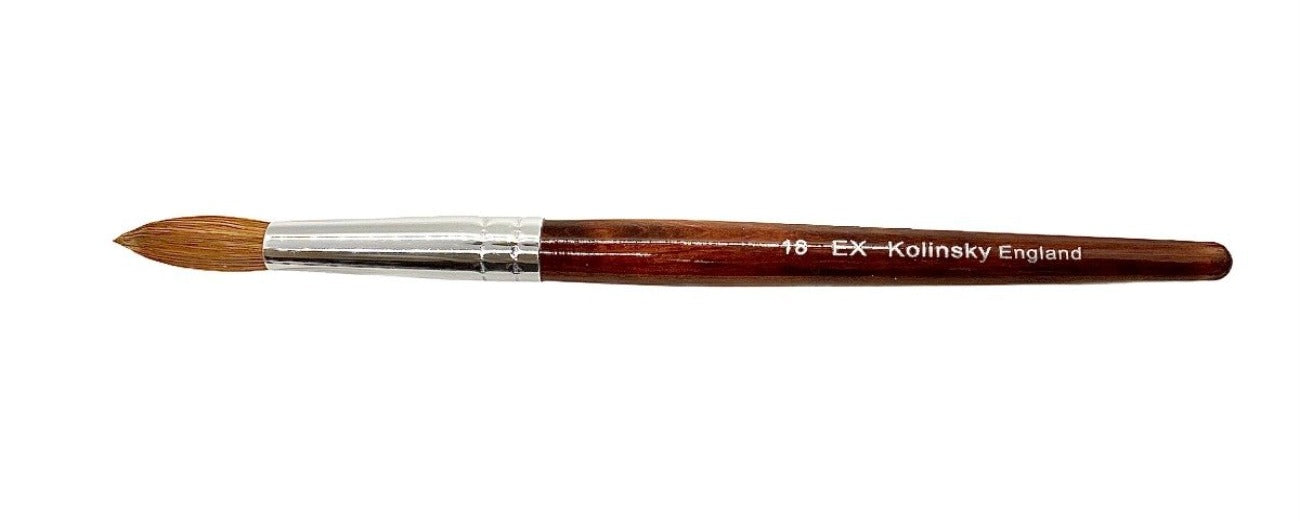 Ex-acrylic Brush Kolinsky size 18 - #BEXS18 - Premier Nail Supply 