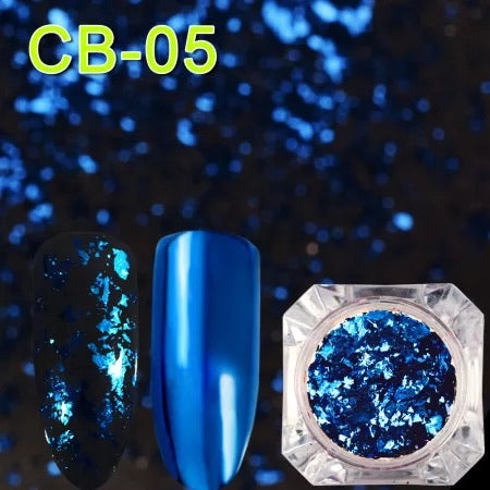 Blue Flakes Foil CB-05 - Premier Nail Supply 