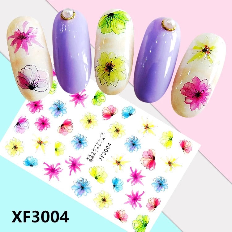 Spring Flowers XF3004 - Premier Nail Supply 