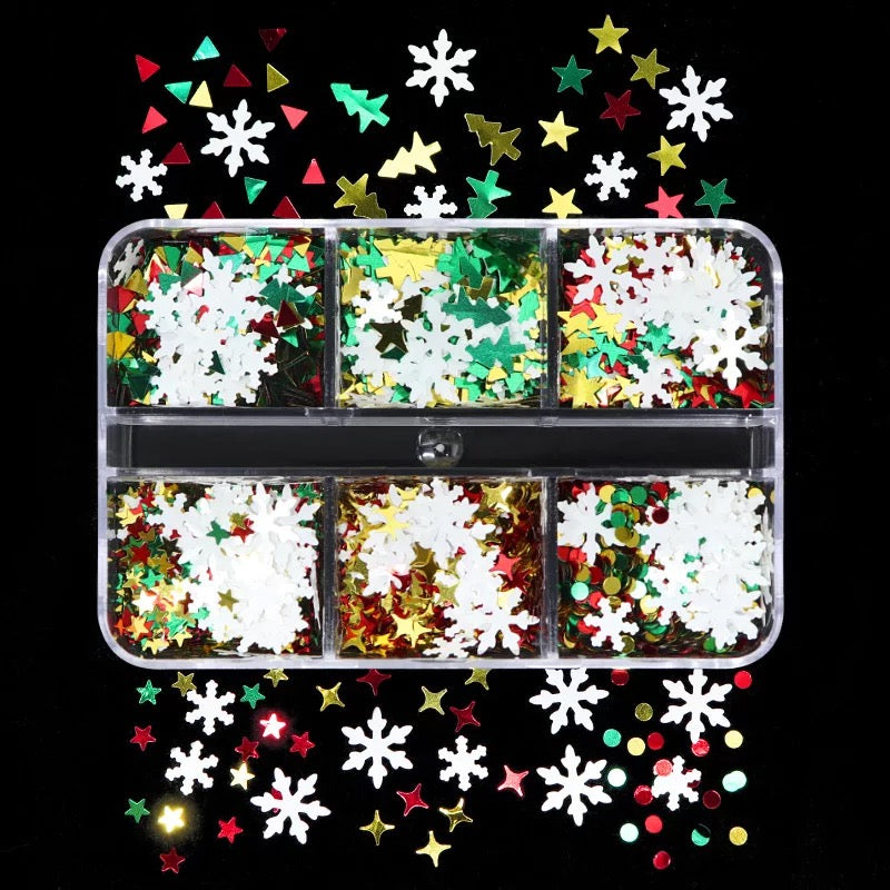 Snow Flakes Mix Colors #85974 - Premier Nail Supply 