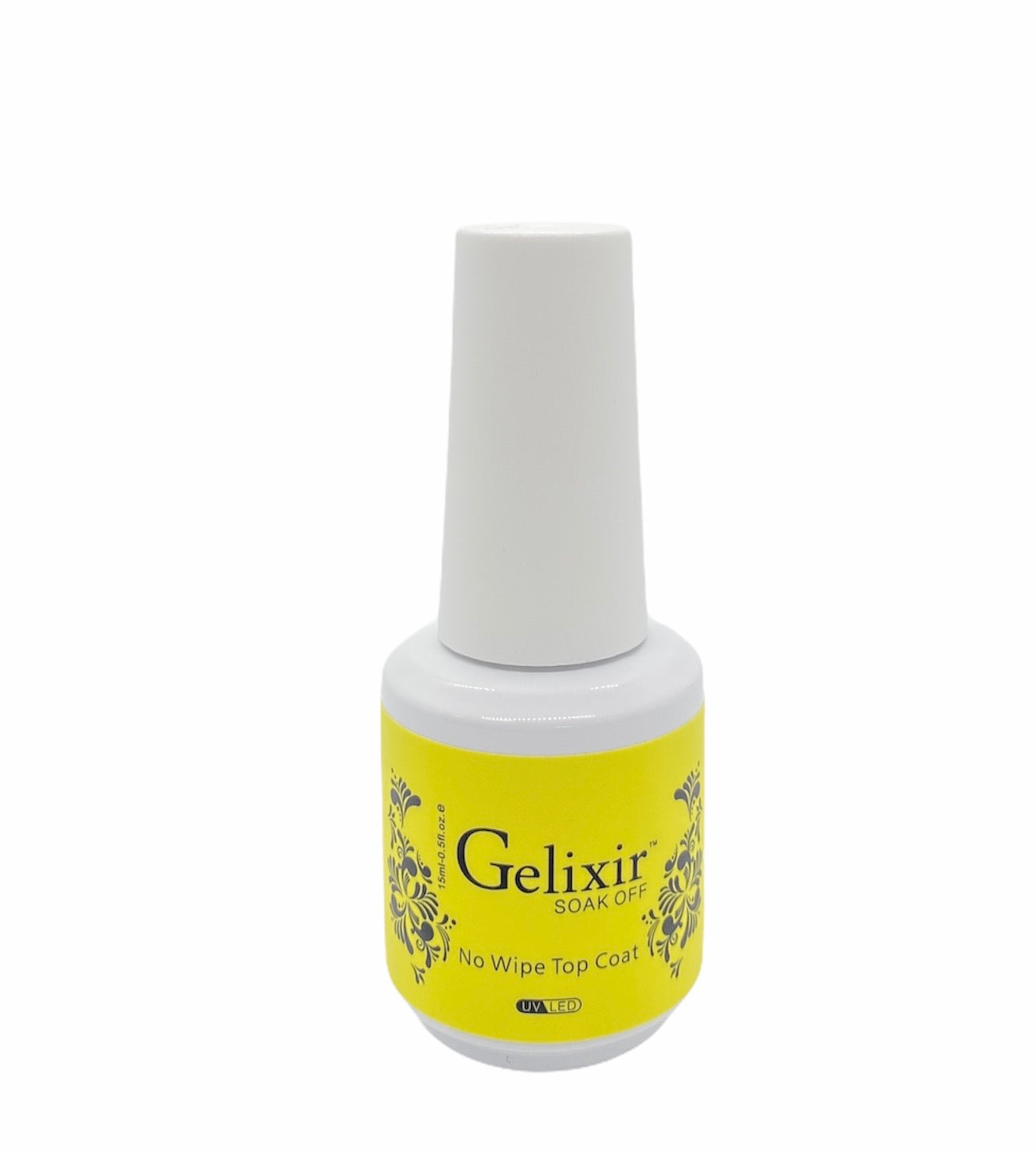 Gelixir Soak Off No Wipe Topcoat 0.5 oz - Premier Nail Supply 