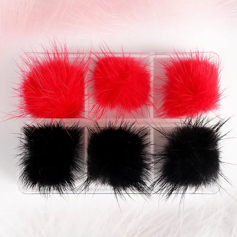 Nail Fluffy Pom Pom Magnetic-POMRB8 - Premier Nail Supply 