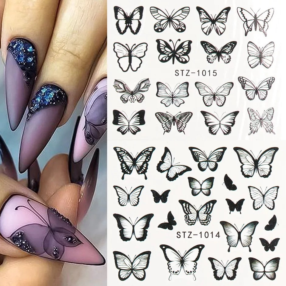 Black Butterfly STZ-1015 - Premier Nail Supply 