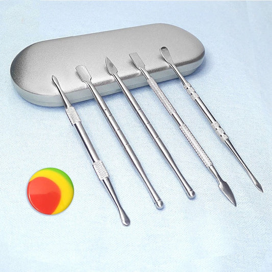 Stainless Steel Cuticle Pusher 5pcs/ Box - Premier Nail Supply 