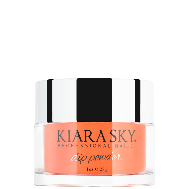 Kiara Sky Dipping Glow Powder -Peach Cobbler 1 oz - #DG104 - Premier Nail Supply 