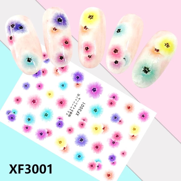 Spring Flowers XF3001 - Premier Nail Supply 