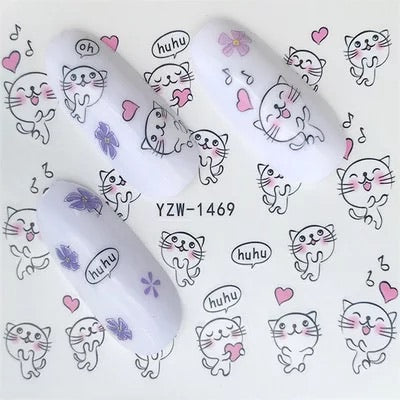Cuties Cat - YZW1469 - Premier Nail Supply 