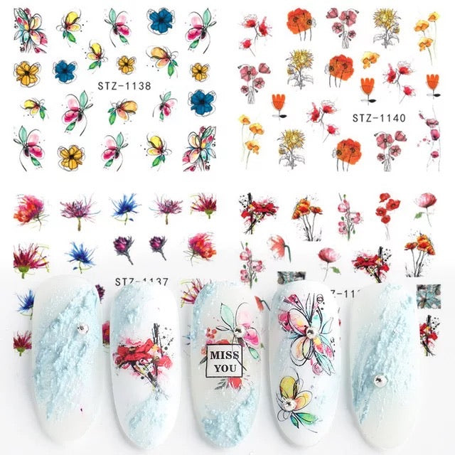 Fabulous Flowers - STZ1138 - Premier Nail Supply 