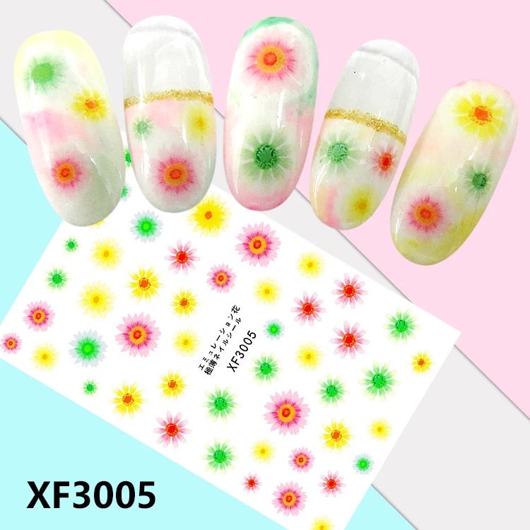 Spring Flowers XF3005 - Premier Nail Supply 