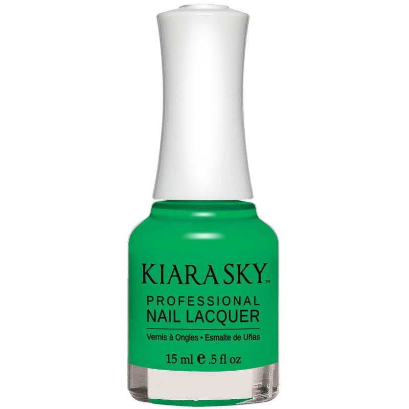 Kiara Sky Nail Lacquer - Green With Envy 0.5 oz - #N448 - Premier Nail Supply 