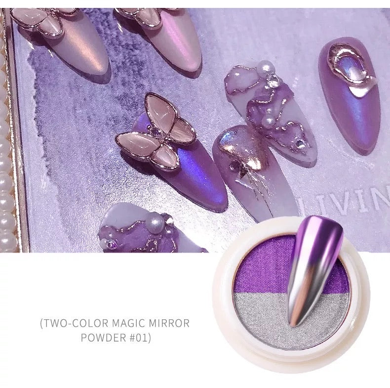 Solid Chrome Pigments Double Magic Effect  - CN20 - Premier Nail Supply 