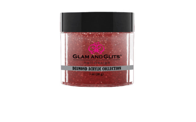 Glam & Glits - Acrylic Powder - Ruby Red 1 oz - DA89 - Premier Nail Supply 