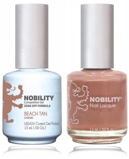 Lechat Nobility Gel Polish & Nail Lacquer - Beach Tan 0.5 oz - #NBCS029 - Premier Nail Supply 
